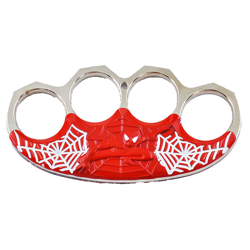 Tough Zinc Alloy Knuckle Duster with Spider Design for Safety