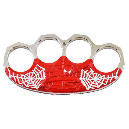 Tough Zinc Alloy Knuckle Duster with Spider Design for Safety