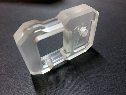 Resin Keychain with EDC Knuckle Duster Design