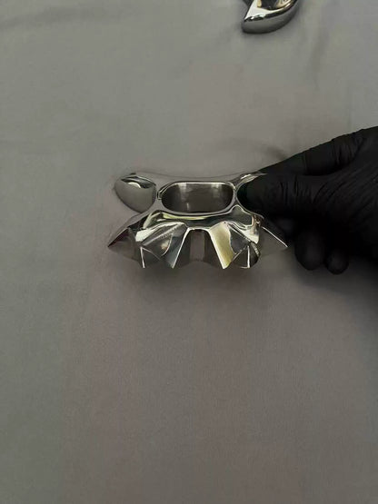 Tactical Stainless Steel Spike Knuckle Duster for Everyday Carry