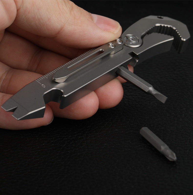 Titan TactiTool Durable Alloy Multi-Tool Flipper for Everyday Carry