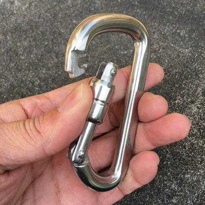 Titan GripLock D-Rig Clip for Secure Climbing and Hauling Tasks