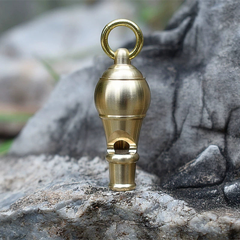 Brass Cannon Blast Loud Survival Whistle for Emergency Situations