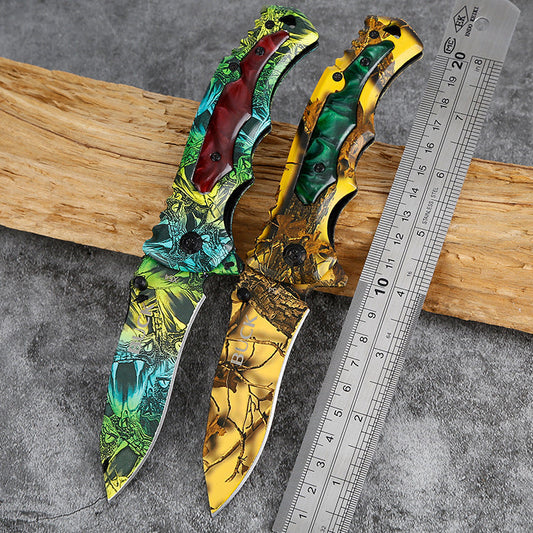 Multi-Purpose Titanium Pry Bar EDC Tool with Bottle Opener and Fidget Feature