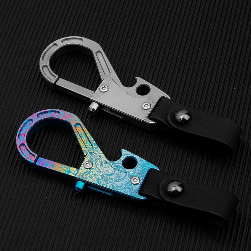 Keychain Multi-Tool with Durable Titanium Utility Loop