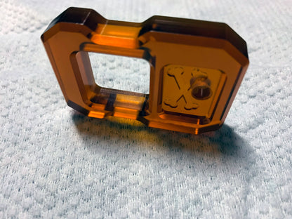 Resin Keychain with EDC Knuckle Duster Design