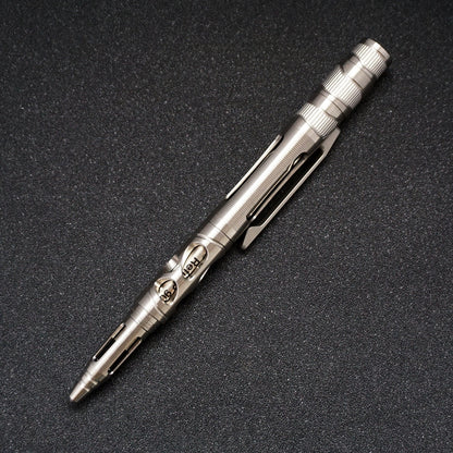 Tactical Titanium Pen Light for Self-Defense and Utility