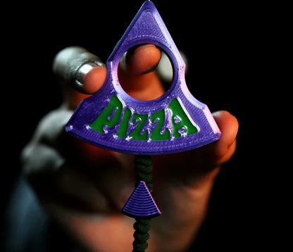 Multi-material Pizza Knuckle Duster Modeling EDC Tool