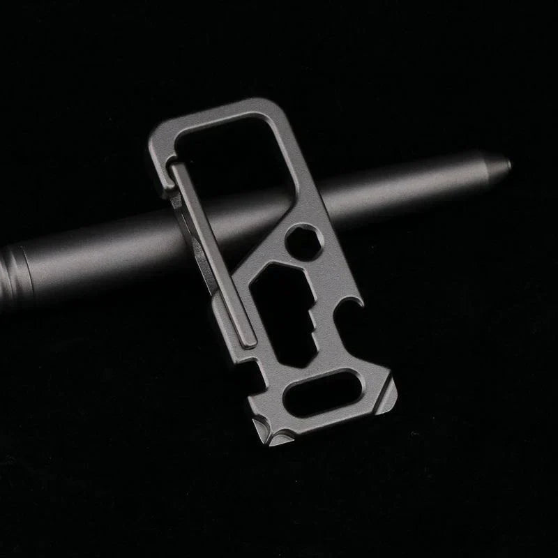 TC4 Titanium Utility Keychain Tool for Multi-Purpose Use