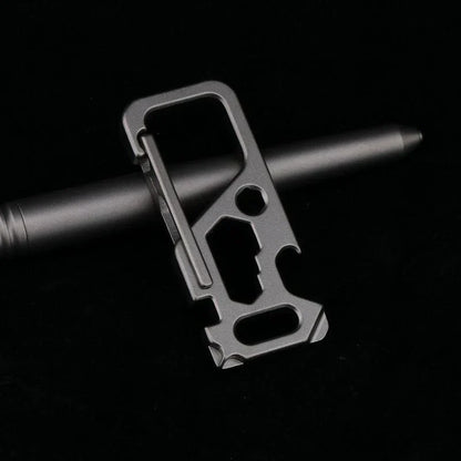 TC4 Titanium Utility Keychain Tool for Multi-Purpose Use