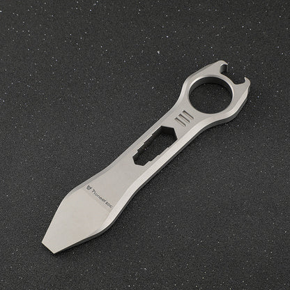 TC4 Titanium Knuckle Duster EDC MultiTool Bottle Opener Hex Wrench