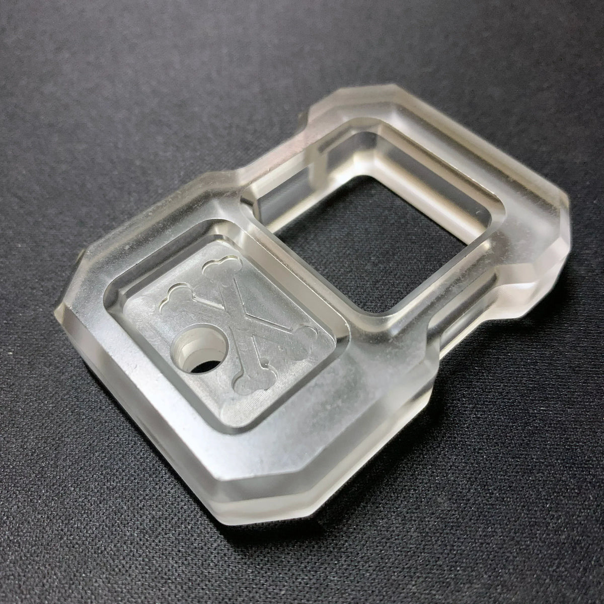 Resin Keychain with EDC Knuckle Duster Design