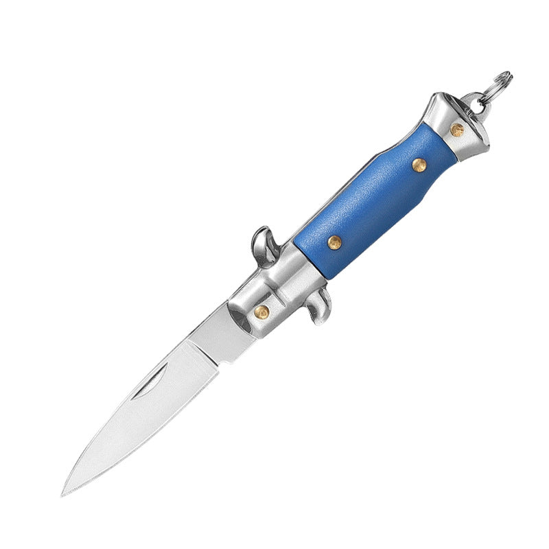 Keychain Folding Knife Mini EDC Tool for Outdoor Defense and Pocket Carry