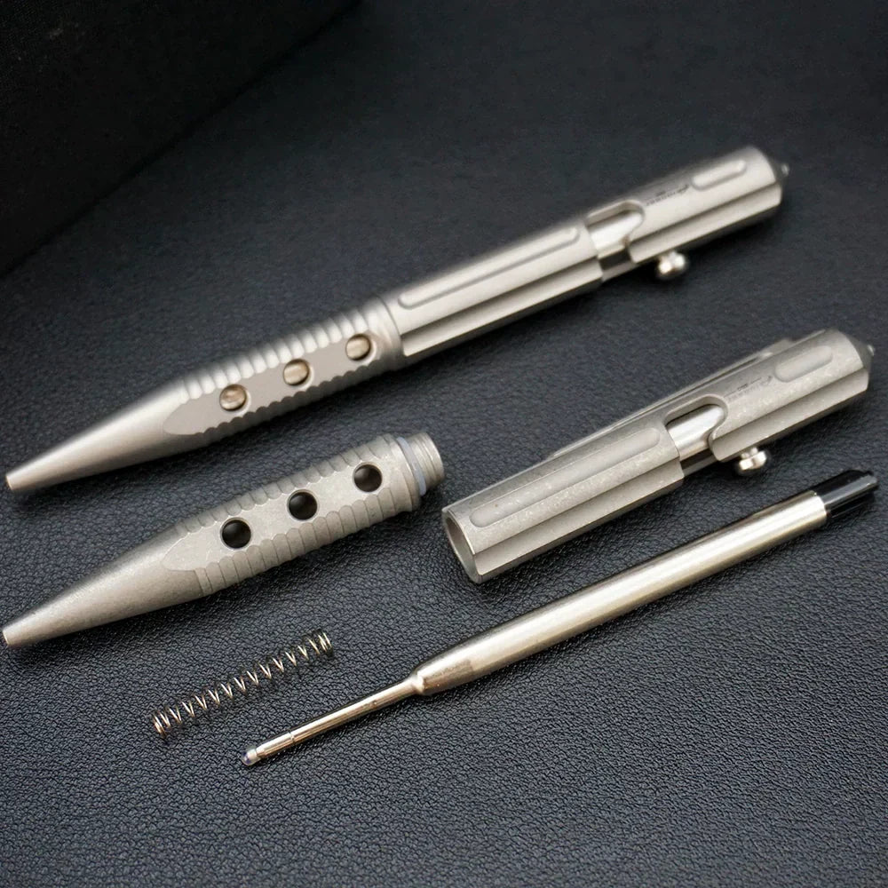 Starship-Inspired Tactical Pen Defender Made of Titanium