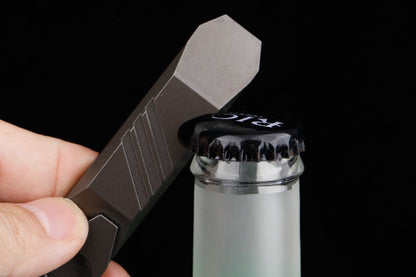 Survival EDC Multitool Titanium Wrench Pry Bar Bottle Opener Screwdriver Self Defense