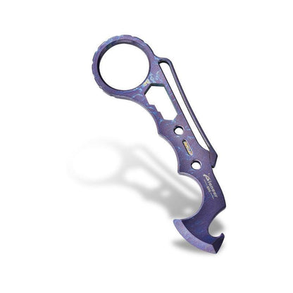 Titanium Knuckle Duster Pioneer EDC MultiTool Card