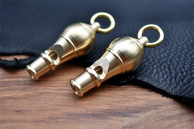 Brass Cannon Blast Loud Survival Whistle for Emergency Situations