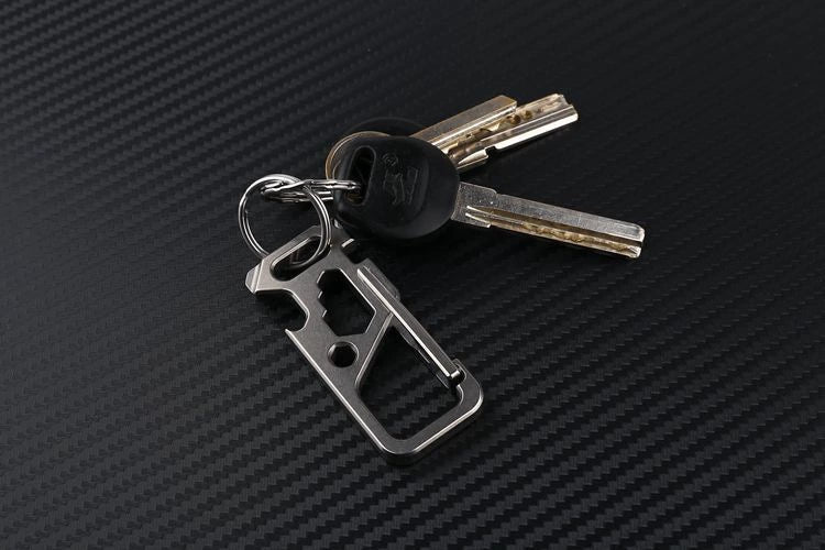 TC4 Titanium Utility Keychain Tool for Multi-Purpose Use