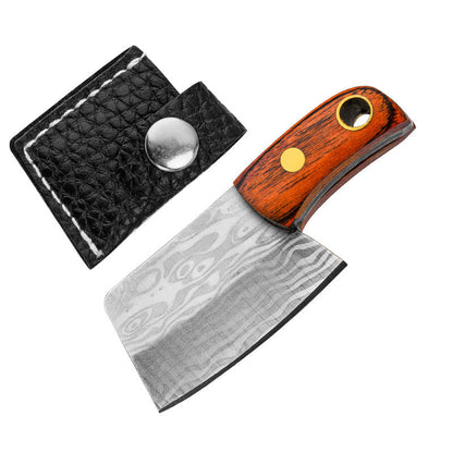 Miniature Axe Knife Keychain Charm for Easy Carry and Utility