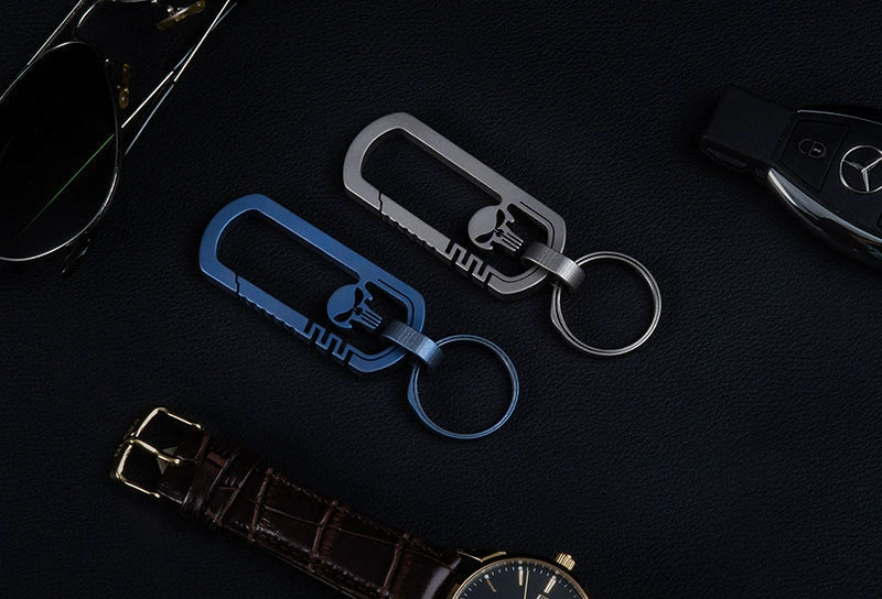 Titan Elegance Punisher Keychain for Stylish Carry