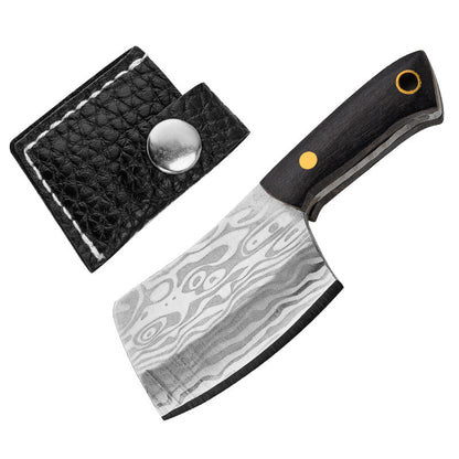 Miniature Axe Knife Keychain Charm for Easy Carry and Utility