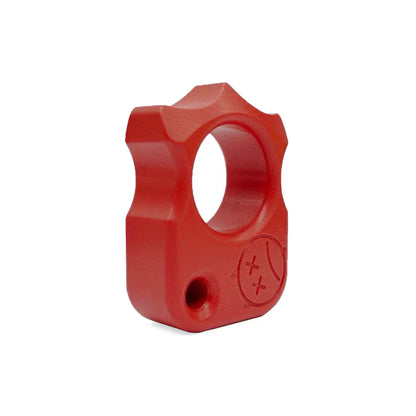 Tough Red Demon G10 Knuckle Duster Keychain Design