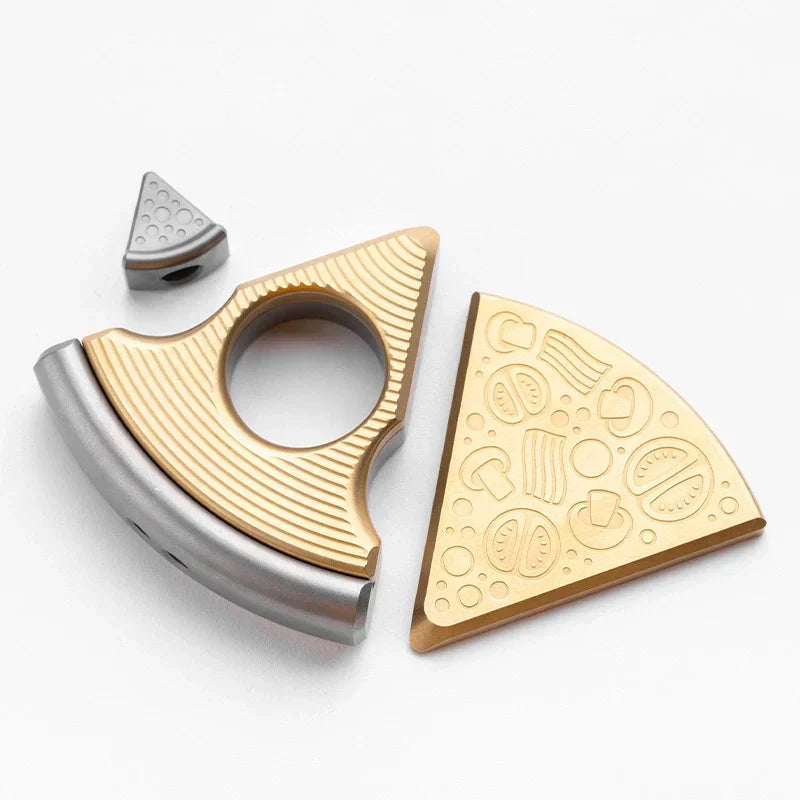 Multi-material Pizza Knuckle Duster Modeling EDC Tool