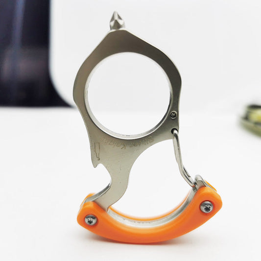 Versatile Single Finger Knuckle Duster Ring for Window Breaking and Everyday Carry