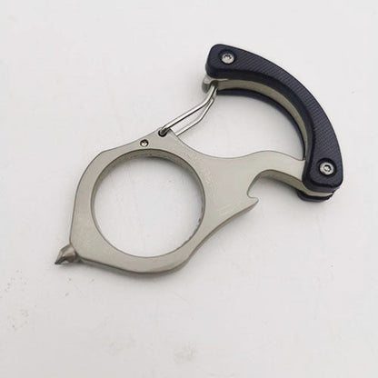 Versatile Single Finger Knuckle Duster Ring for Window Breaking and Everyday Carry
