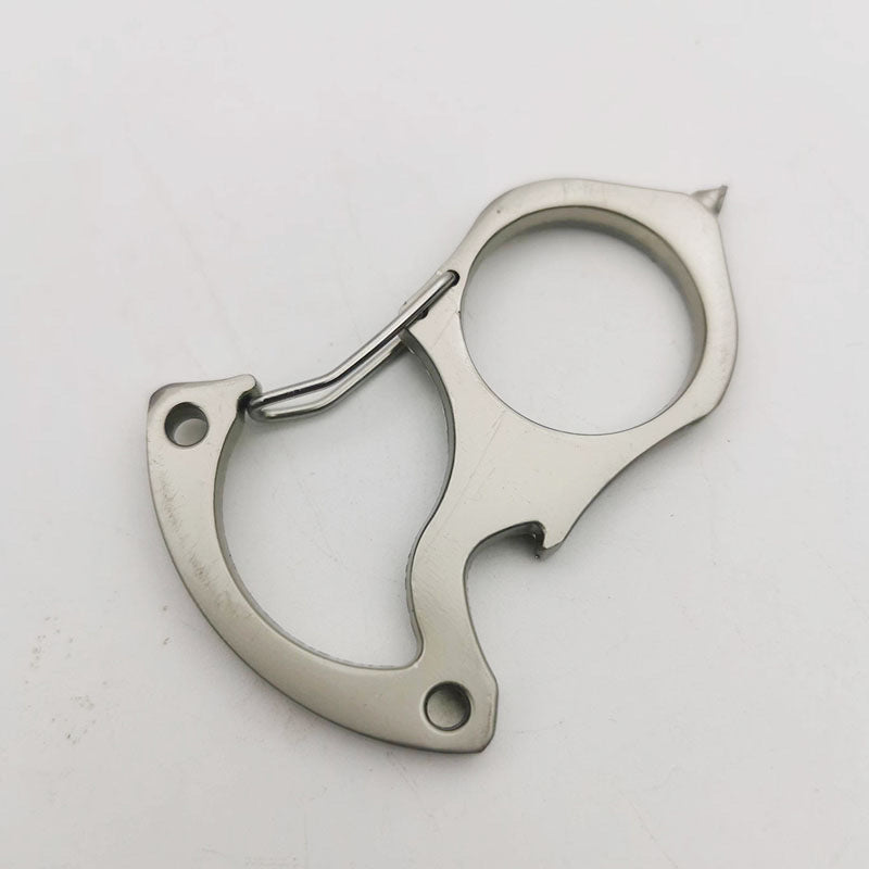 Versatile Single Finger Knuckle Duster Ring for Window Breaking and Everyday Carry