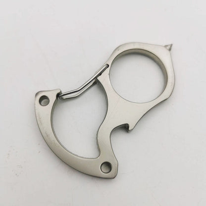 Versatile Single Finger Knuckle Duster Ring for Window Breaking and Everyday Carry