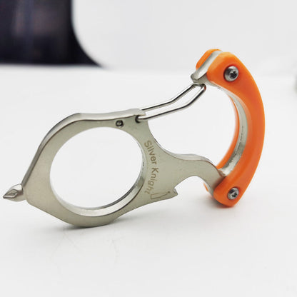 Versatile Single Finger Knuckle Duster Ring for Window Breaking and Everyday Carry