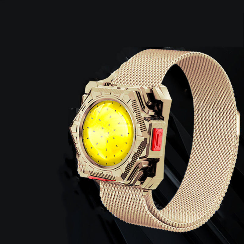 High-Intensity Outdoor Flashlight with Built-In Tools