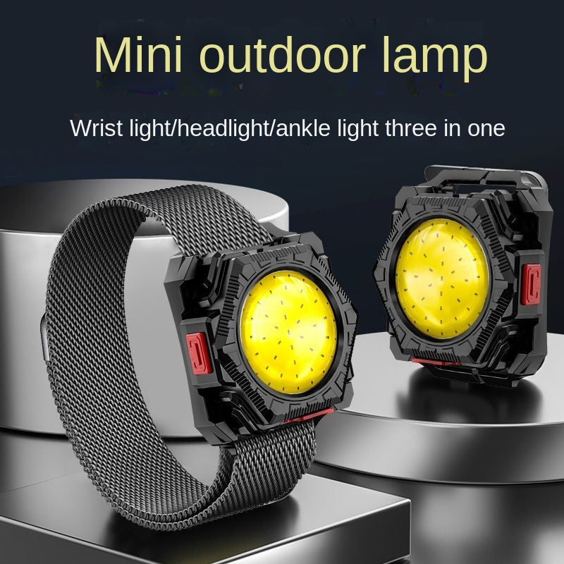 High-Intensity Outdoor Flashlight with Built-In Tools