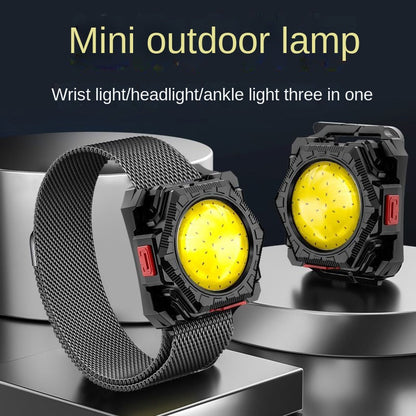 High-Intensity Outdoor Flashlight with Built-In Tools