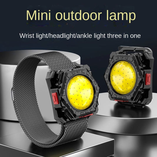 High-Intensity Outdoor Flashlight with Built-In Tools