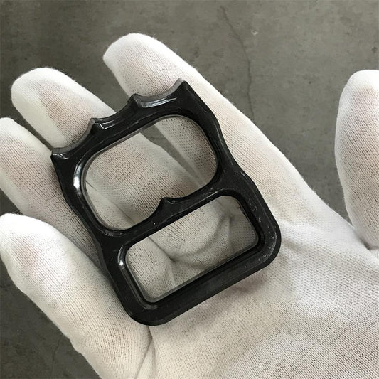 Portable Two Finger Knuckle Duster for Self Defense EDC Tool