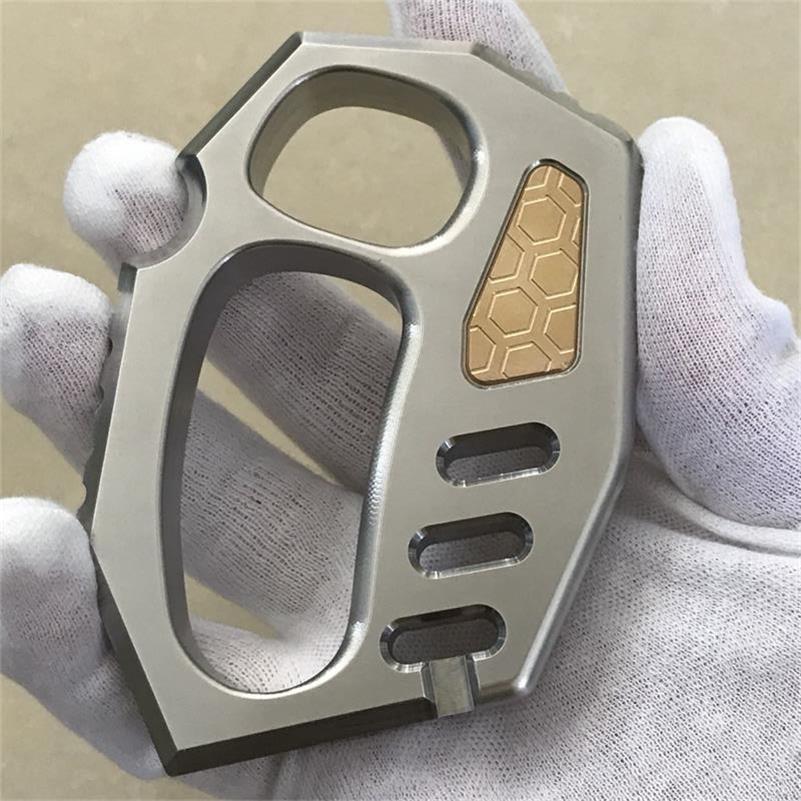 Steel Multi-Tool Knuckle Duster Window Breaker Defense Gear