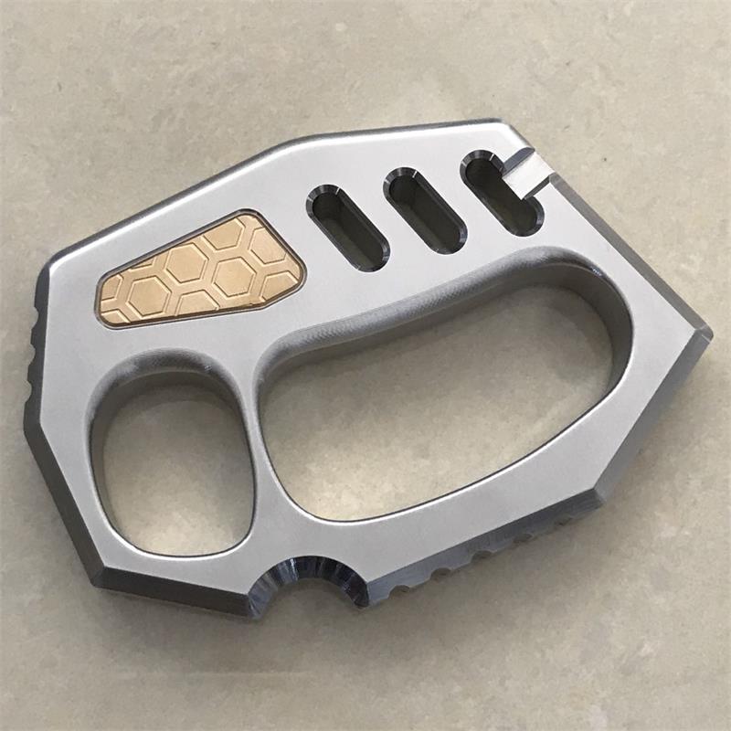Steel Multi-Tool Knuckle Duster Window Breaker Defense Gear