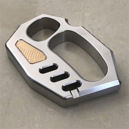Steel Multi-Tool Knuckle Duster Window Breaker Defense Gear