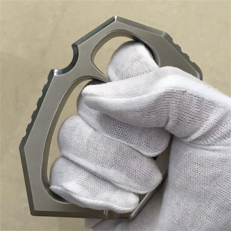 Steel Multi-Tool Knuckle Duster Window Breaker Defense Gear