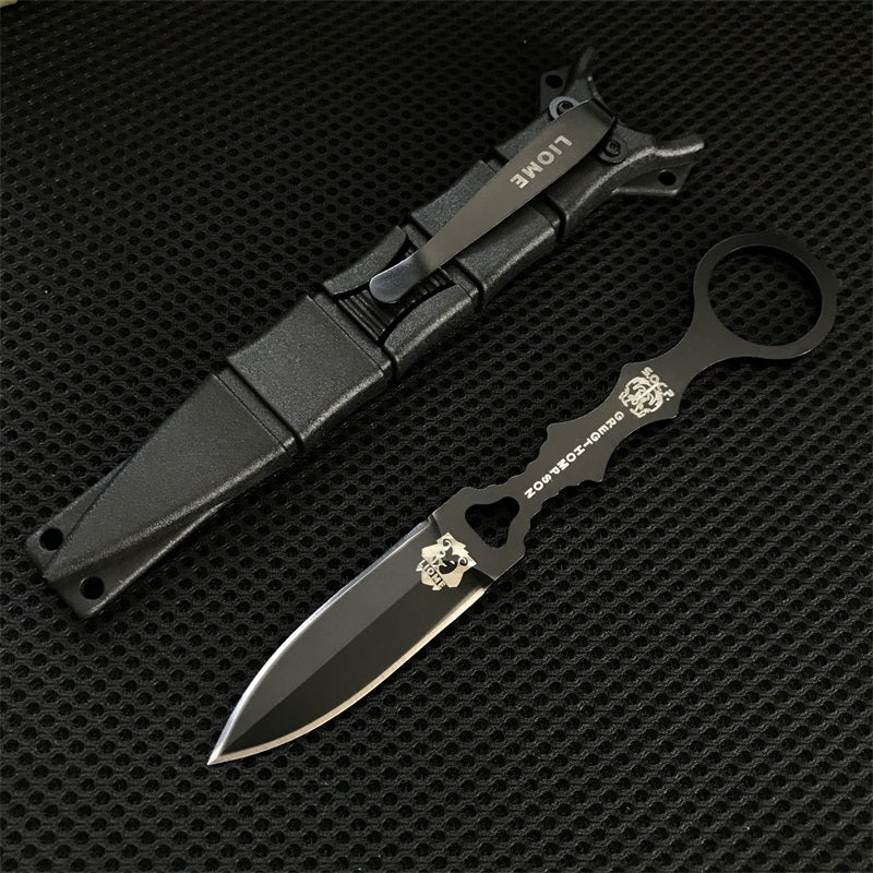 Liome Fixed Blade Tactical Knife for Outdoor Hunting and Camping Needs
