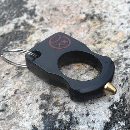 Real Smiley Single Finger Knuckle Duster Spiked Self-Defense