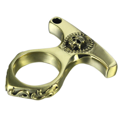 Vintage Solid Knuckle Duster Defender Multi Use EDC Survival Tool