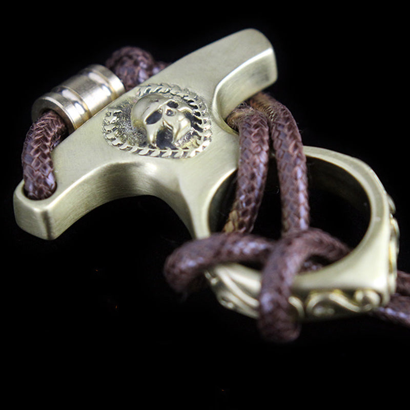 Vintage Solid Knuckle Duster Defender Multi Use EDC Survival Tool