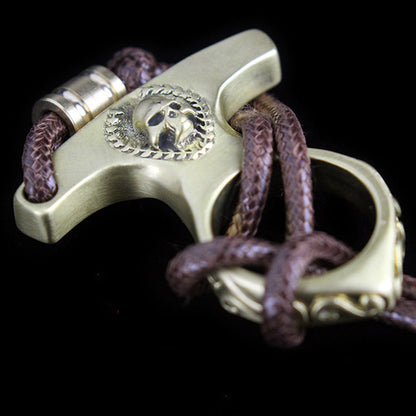 Vintage Solid Knuckle Duster Defender Multi Use EDC Survival Tool