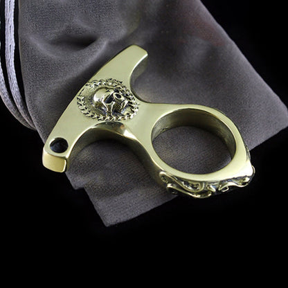 Vintage Solid Knuckle Duster Defender Multi Use EDC Survival Tool