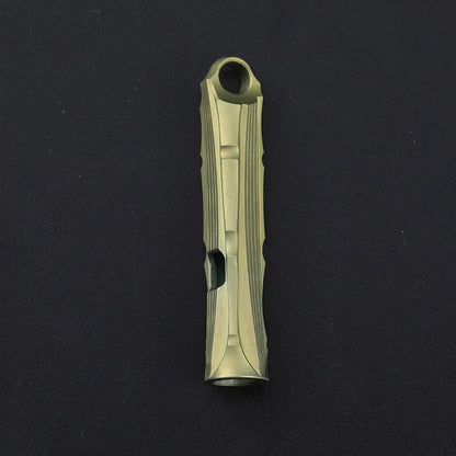 Portable Titanium Whistle for High Decibel Sound and Survival Needs