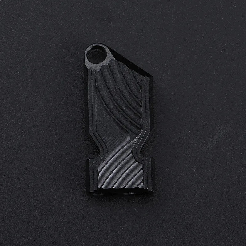 Dual Audio Whistle in Aluminum Alloy for Survival and Outdoor Activities
