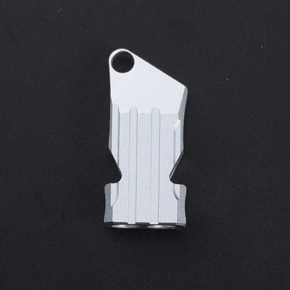 Dual Audio Whistle in Aluminum Alloy for Survival and Outdoor Activities